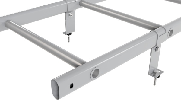 Лестница кровельная Borge, универсальная, L=1800 мм RAL 7004