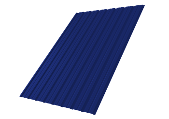 Профилированный лист GL C10 B, 0.45 мм, PE, RAL 5002 Профилированный лист GL C10 B, 0.45 мм, PE, RAL 5002