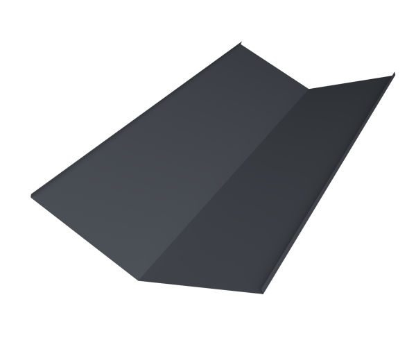 GL Планка ендовы нижней, 300х300 мм 0.45 мм, Drap ST, RAL 7024, L=3000 мм