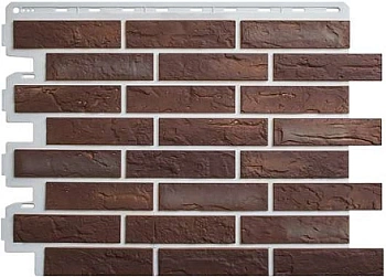 Фасадные панели Альта Профиль, Рижский кирпич, 800 х 590 мм цвет: 01