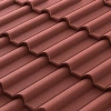 Композитная черепица Metrotile Gallo 1315 х 418 мм цвет: красный