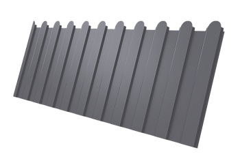 Профилированный лист GL C8 A, фигурный, 0.5 мм, PE, RAL 7004