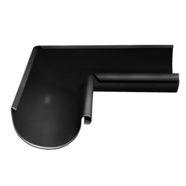 Угол желоба внутренний 90°, Grand Line Ø 125 мм, PU Matte, RAL 9005