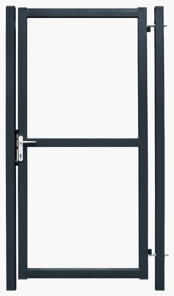 Калитка Colority Zinc Lock, 1.8 х 1.0 м, RAL 7016