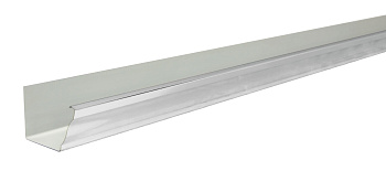 Желоб прямоугольный Vortex, Ø 126 мм, L=3000 мм, RAL 9003