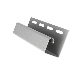 J-профиль пвх, Grand Line, L=3000 мм серия Classic Standart, цвет: белый