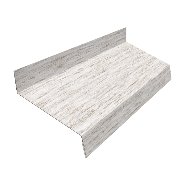 Отлив простой GL, 50 мм 0.45 мм, Print Elite, Snow Wood Twincolor, L= 3000 мм