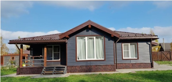 Сайдинг Альта Профиль, Альта брус, Премиум, 3000х293 мм., цвет: графит