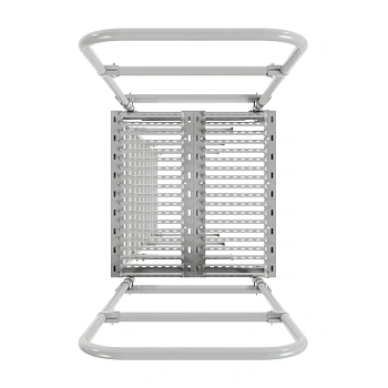 Площадка переходная Borge, высота поручня 1200, мостик 800х800 мм RAL 9006