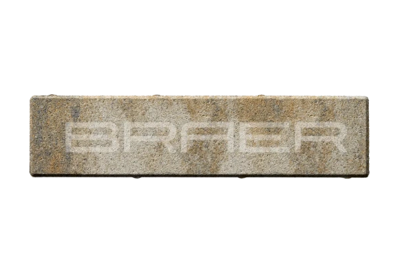 Тротуарная плитка Braer Ригель 60 мм 320х80 мм, цвет: Color Mix Песчаник