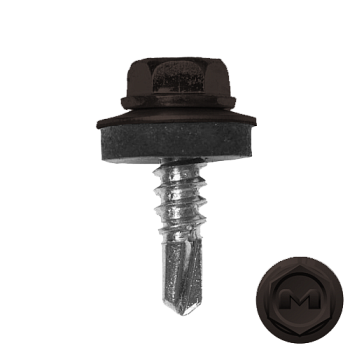 Саморез кровельный Daxmer 5.5х19 мм, сверло №3, RR 32, уп.250 шт.