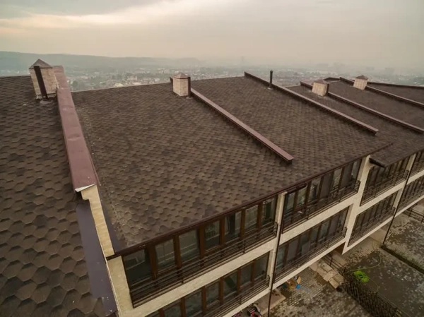 Битумная черепица Shinglas, Финская Соната цвет: коричневый, 3 м² / уп.