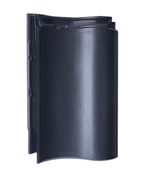 Керамическая черепица ABC Klinkergruppe TG10, Антрацит (черно-коричневый ангоб)