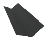 GL Планка ендовы верхней, фигурной, 100х100 мм 0.45 мм, Drap, RAL 7016, L=3000 мм