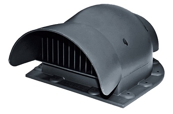 Кровельный вентиль Krovent KTV Seam, для фальцевой и мягкой кровли черный