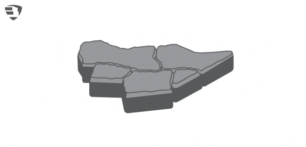 Тротуарная плитка Braer Сан Тропе 70 мм цвет: Color Mix Каньон