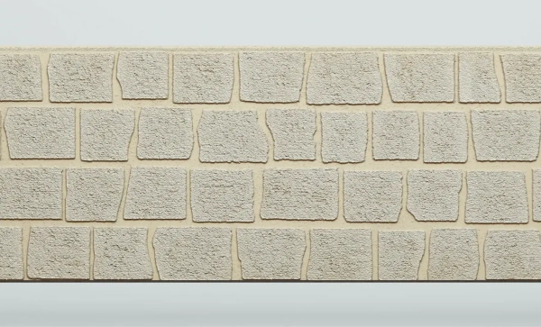 Панель FCS Simple под Камень, 15 мм, 360х1480 мм цвет: AA2114 бежевый