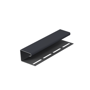 J-профиль пвх, Docke, L=3000 мм серия Premium, цвет: графит