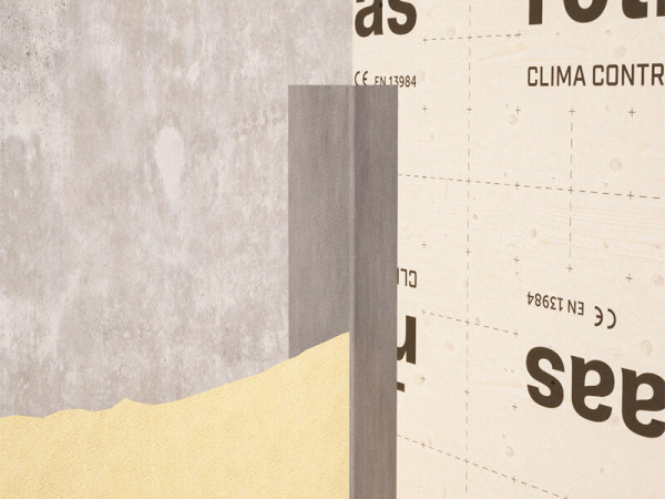 Holztechnic BYTUM BAND 240, самоклеящаяся штукатурная битумная лента, 240 мм х 15 м