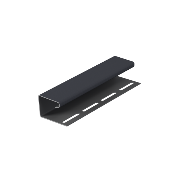 J-профиль пвх, Docke, L=3000 мм серия Premium, цвет: графит