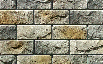 Фасадная плитка White Hills Йоркшир под Камень, цвет: 406-80 / серый