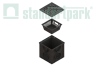 Дождеприемник S’park, PolyMax, 250х250 с решеткой пластиковой, кл. К3, арт: 0867081