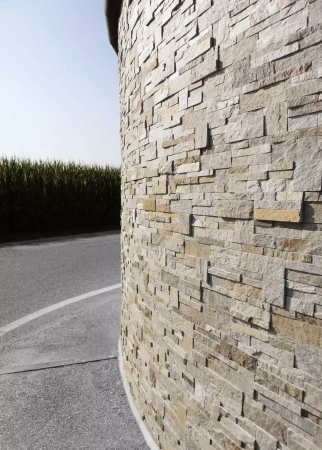 Кварцит, 3D панель из камня, 350х180 мм, Modern Beige Quartz