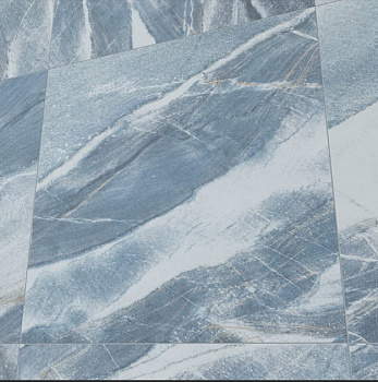 Керамогранит, Пиастрелла, 600х600х10 мм, ректификат, Дизайнерский технический AZ603, azul macaube синий камень