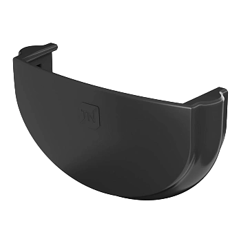 Заглушка желоба, Технониколь оптима Ø 120 мм, цвет: черный