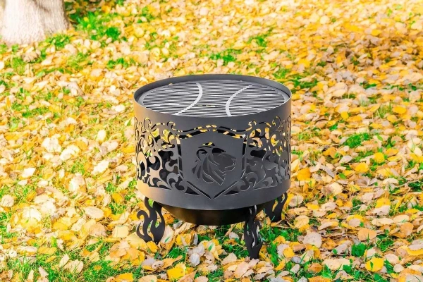 Костровая чаша с коническим дном, Ø1000, Н=700 мм, "Лев"