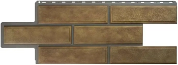 Фасадные панели Альта Профиль, Венецианский камень, 1260 х 450 мм цвет: бежевый