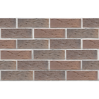 Кирпич облицовочный клинкерный ЛСР, 0.71НФ пустотелый, Прага светло-коричневый флеш, береста, М300, 250х85х65 мм