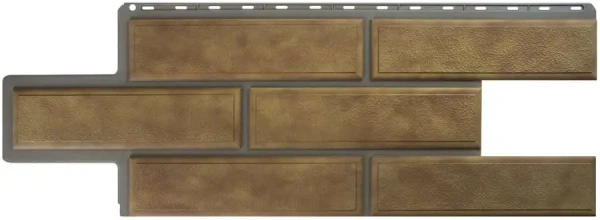 Фасадные панели Альта Профиль, Венецианский камень, 1260 х 450 мм цвет: бежевый