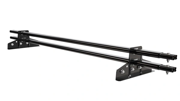 Снегозадержатель для фальцевой кровли Borge L=1500 мм, 2 опоры, 2 трубы, овал 25х45 RAL 9005