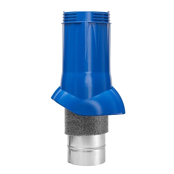 Вентиляционный выход Gervent Static 125/ИЗ/160 мм синий