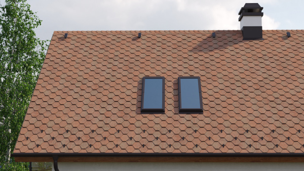 Битумная черепица Tegola Business, Veneto цвет: nocciola 418, 2.86 м² / уп.