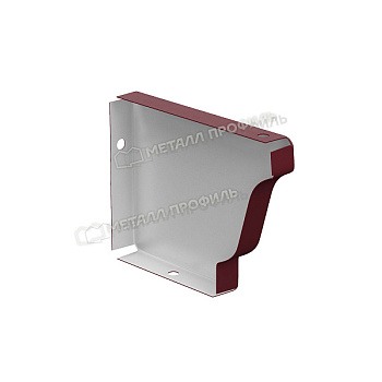 Заглушка желоба правая, Металл Профиль Бюджет, Ø120х86 мм, RAL 3005