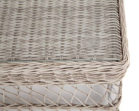 Стол журнальный из искусственного ротанга, Гранд Латте цвет: бежевый