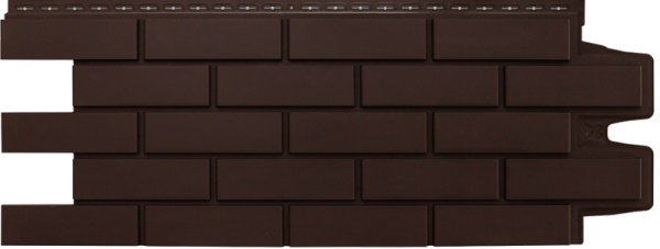 Фасадная панель Grand Line, Кирпич клинкерный Classic, цвет: шоколад