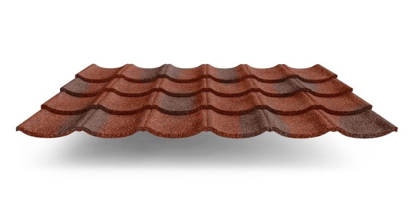 Композитная черепица Metrotile MetroBond, 1330 х 410 мм цвет: викториан