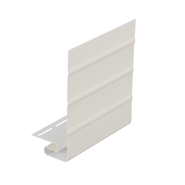 J-фаска пвх, Docke, L=3000 мм серия Premium, цвет: пломбир