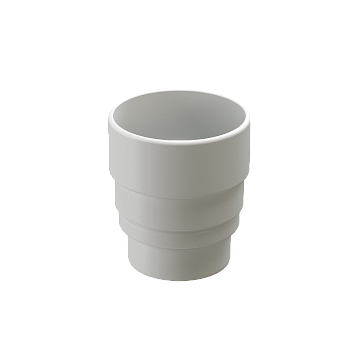 Муфта труб соединительная , Docke Lux, Ø100 мм, цвет: пломбир