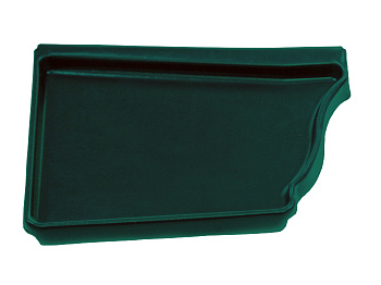 Заглушка левая Vortex, Ø 126 мм, RAL 6005