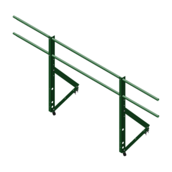 Ограждение универсальное Optima, Н=1200 мм, L=2000 мм, RAL 6005