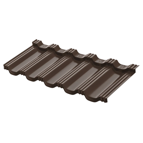 Модульная металлочерепица Aquasystem, Гётеборг XXL 1205х465 мм 0.5 мм, PE, RR 32