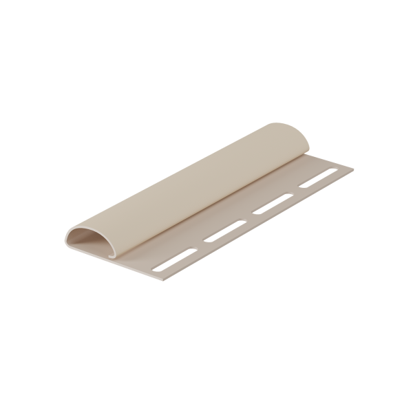 Финишная планка пвх, Docke, L=3000 мм серия Premium, цвет: сливки