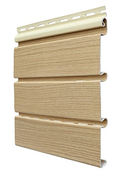 Софит пвх Estetic Grand Line, cо скрытой перфорацией, L=3000 мм серия Estetic Design, цвет: клен