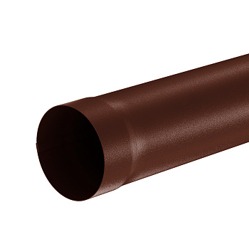 Труба водосточная Aquasystem Премиум Ø 90 мм, L=3000 мм, PU Matt, RAL 8017