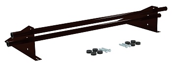 Снегозадержатель трубчатый, универсальный Optima, L=1000 мм, 2 опоры, 2 трубы, круг Ø25 мм RR 32