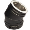 Отвод 30° Schiedel Permeter 25, Ø200/250 мм черный